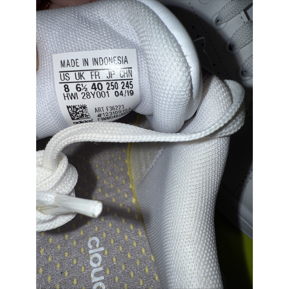 Adidas Women's Advantage Tennis Sneaker, White Size 8 - Picture 5 of 5